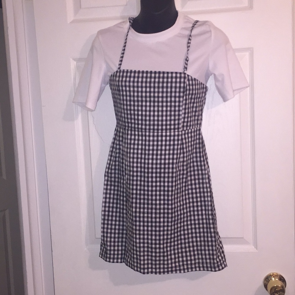 Checkered it girl dress
